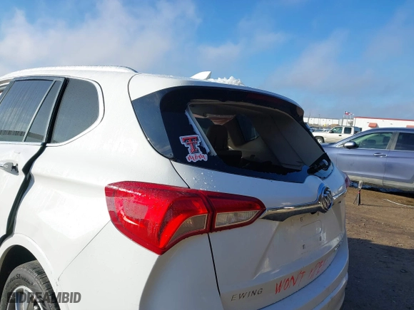 2020 Buick Envision Essence with VIN LRBFXCSA9LD150360, listed as a IAAI auction lot 41190532 with 30,554 mi miles. Bid and sale history available at carsss.com. Image 6.