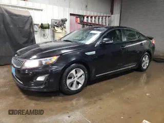 2015 Kia Optima Hybrid with VIN KNAGM4AD5F5086104, listed as a Copart auction lot 49714945 with 226,855 mi miles and Salvage Title. Bid and sale history available at carsss.com. Image 1.