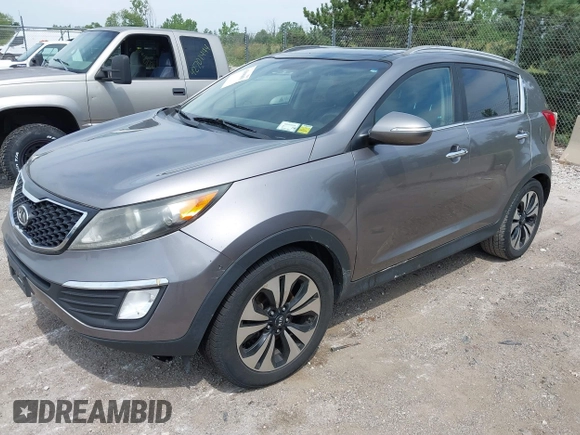 2011 Kia Sportage SX with VIN KNDPC3A64B7120582, listed as a IAAI auction lot 42696851 with 249,979 mi miles and . Bid and sale history available at DreamBid. Image 2.
