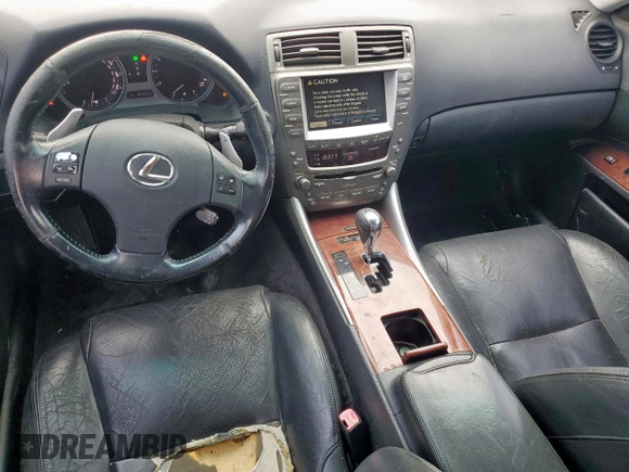 2007 Lexus IS 250 with VIN JTHCK262475009579, listed as a Copart auction lot 65631245 with 185,606 mi miles and Clean title. Bid and sale history available at DreamBid. Image 8.