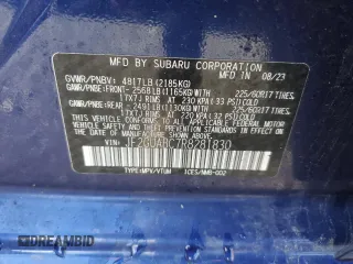 2024 Subaru Crosstrek z VIN JF2GUABC7R8281830, wystawiony jako Copart lot #52398255 z przebiegiem 13 682 mil mil oraz Szkoda całkowita • Salvage title. Historia ofert i sprzedaży dostępna na DreamBid. Obrazek 12.