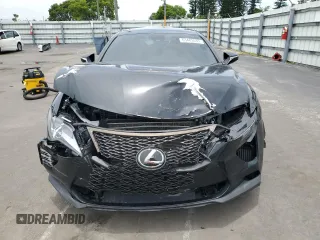 2023 Lexus RC F with VIN JTHDP5BC9P5008837, listed as a Copart auction lot 63483635 with 5,908 mi miles and Salvage title. Bid and sale history available at DreamBid. Image 5.