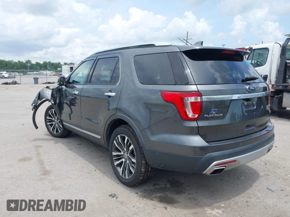 2016 Ford Explorer Platinum z VIN 1FM5K8HT2GGD04330, wystawiony jako IAAI lot #42462634 z przebiegiem 167 468 mil mil oraz . Historia ofert i sprzedaży dostępna na DreamBid. Obrazek 3.