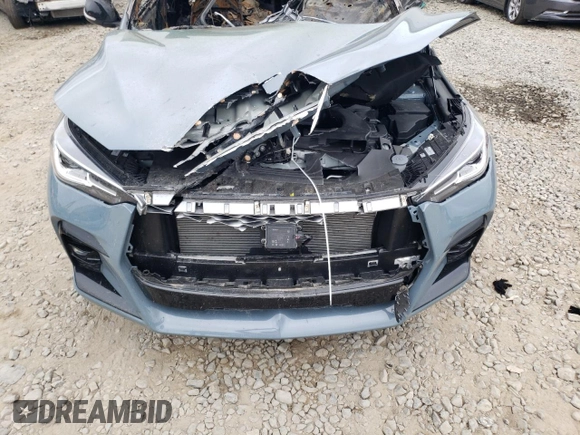 2024 Infiniti QX55 Luxe with VIN 3PCAJ5JR5RF110326, listed as a Copart auction lot 45185605 with Not Provided miles and Salvage Title. Bid and sale history available at DreamBid. Image 12.