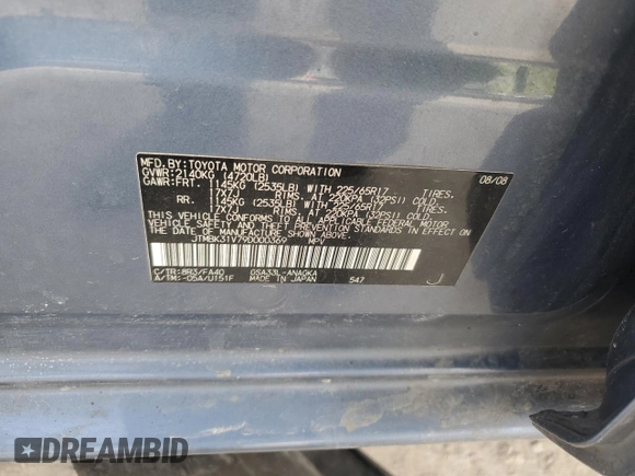 2009 Toyota RAV4 Ltd with VIN JTMBK31V79D000369, listed as a Copart auction lot 47651015 with 146,246 mi miles and Salvage Title. Bid and sale history available at carsss.com. Image 15.