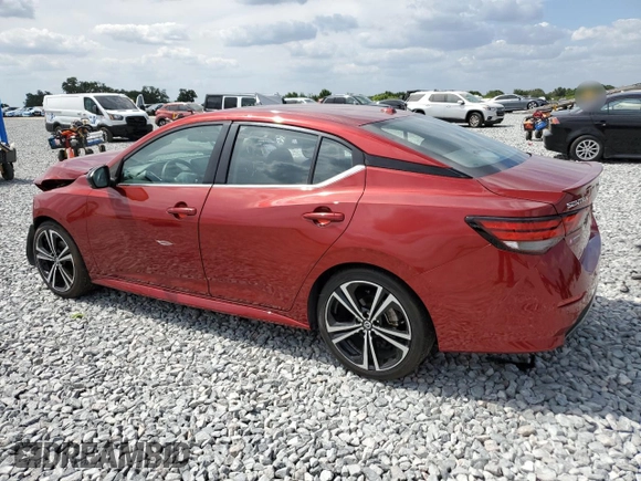 2021 Nissan Sentra SR with VIN 3N1AB8DV0MY291665, listed as a Copart auction lot 55495255 with 55,123 mi miles and Non Repairable. Bid and sale history available at DreamBid. Image 2.
