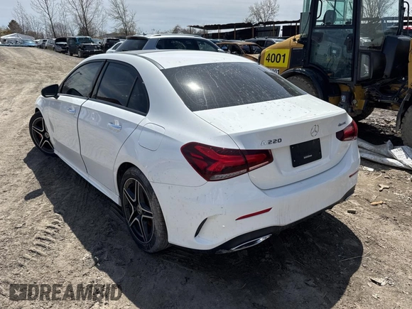 2020 Mercedes-Benz A 220 with VIN W1K3G4FB9LJ196792, listed as a Copart auction lot 55973235 with 88,600 mi miles and Salvage title. Bid and sale history available at DreamBid. Image 3.