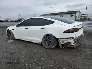 2022 Tesla Model S Plaid with VIN 5YJSA1E62NF490541, listed as a Copart auction lot 51149205 with Not provided miles and Salvage title. Bid and sale history available at DreamBid. Image 2.