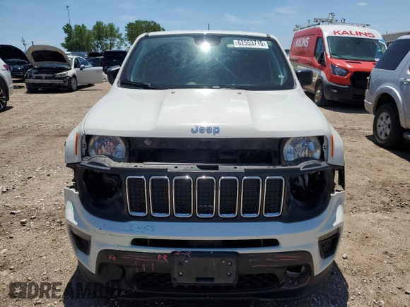 2019 Jeep Renegade Sport with VIN ZACNJBAB0KPJ73672, listed as a Copart auction lot 62553715 with 102,402 mi miles and Salvage title. Bid and sale history available at DreamBid. Image 5.