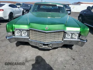 1969 Cadillac Brougham z VIN P9173311, wystawiony jako Copart lot #77826624 z przebiegiem 32 340 mil mil oraz Szkody całkowita. Historia ofert i sprzedaży dostępna na DreamBid. Obrazek 5.