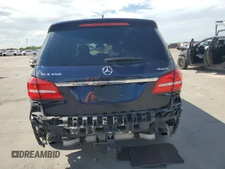2018 Mercedes-Benz GLS 550 with VIN 4JGDF7DEXJB076566, listed as a Copart auction lot 68978794 with 59,937 mi miles and Salvage Title. Bid and sale history available at DreamBid. Image 6.