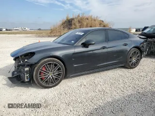 2018 Porsche Panamera Turbo with VIN WP0AF2A77JL140668, listed as a Copart auction lot 79931934 with 90,137 mi miles and Salvage title. Bid and sale history available at DreamBid. Image 1.
