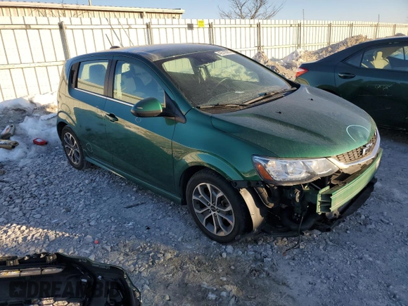 2018 Chevrolet Sonic LT with VIN 1G1JD6SB3J4108092, listed as a Copart auction lot 42519055 with Not provided miles and Non repairable. Bid and sale history available at DreamBid. Image 4.