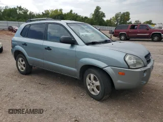 2007 Hyundai Tucson GLS with VIN KM8JM12B27U495748, listed as a Copart auction lot 65995374 with 203,456 mi miles and Salvage Title. Bid and sale history available at carsss.com. Image 4.