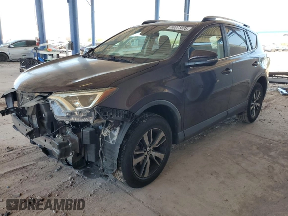 2018 Toyota RAV4 XLE with VIN 2T3WFREV4JW501665, listed as a Copart auction lot 58071805 with 47,777 mi miles and Salvage title. Bid and sale history available at DreamBid. Image 1.