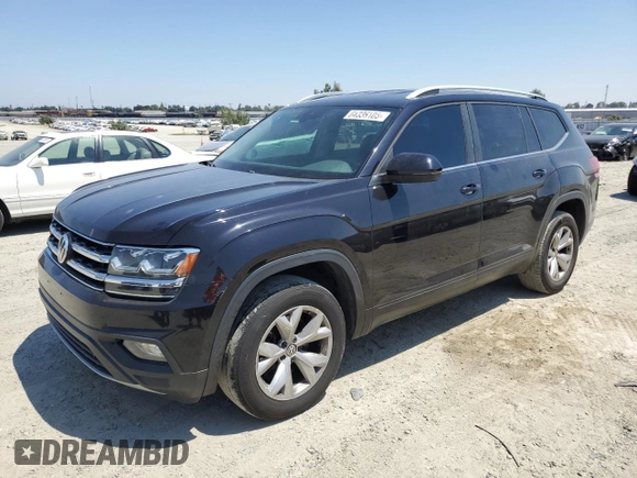 2019 Volkswagen Atlas SE with VIN 1V2WR2CA6KC575087, listed as a Copart auction lot 64336105 with 202,501 mi miles and Clean title. Bid and sale history available at DreamBid. Image 1.