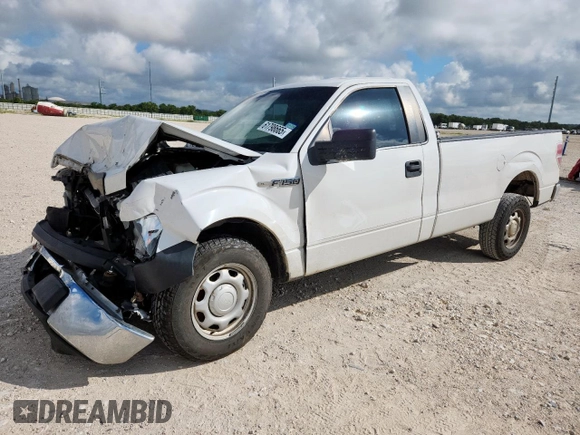 2013 Ford F-150 XL with VIN 1FTMF1CM9DKF31731, listed as a Copart auction lot 61798665 with 114,007 mi miles and Salvage title. Bid and sale history available at DreamBid. Image 1.
