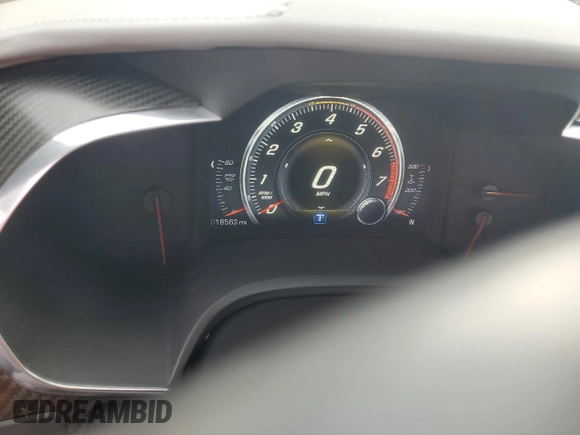 2014 Chevrolet Corvette Z51 3LT with VIN 1G1YL2D70E5135415, listed as a Copart auction lot 44211075 with 18,563 mi miles and Salvage title. Bid and sale history available at DreamBid. Image 9.