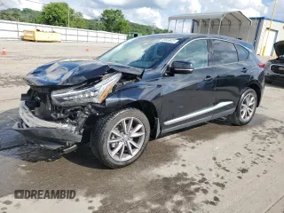 2020 Acura RDX Technology z VIN 5J8TC2H55LL040904, wystawiony jako Copart lot #58969625 z przebiegiem 64 388 mil mil oraz Szkoda całkowita • Salvage title. Historia ofert i sprzedaży dostępna na DreamBid. Obrazek 1.