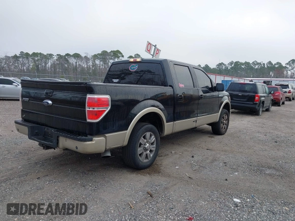 2009 Ford F-150 XL with VIN 1FTPW12VX9FB14223, listed as a IAAI auction lot 41526143 with 1 mi miles. Bid and sale history available at carsss.com. Image 4.