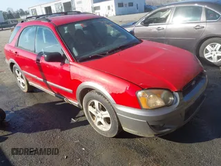 2004 Subaru Impreza Wagon (Natl) Outback Sport with VIN JF1GG68554G804617, listed as a IAAI auction lot 41668431 with 143,745 mi miles. Bid and sale history available at carsss.com. Image 1.