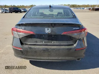 2023 Honda Civic Sedan Sport with VIN 2HGFE2F59PH527312, listed as a Copart auction lot 47541385 with 40,820 mi miles and Salvage Title. Bid and sale history available at carsss.com. Image 6.