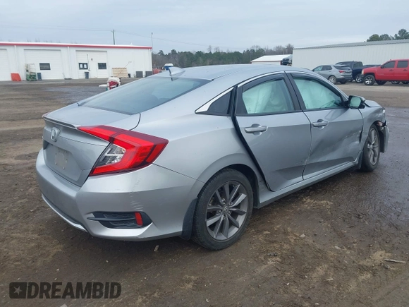 2019 Honda Civic Sedan EX with VIN 19XFC1F36KE206085, listed as a IAAI auction lot 41208449 with 79,860 mi miles. Bid and sale history available at carsss.com. Image 4.