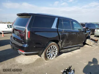 2022 Cadillac Escalade Premium Luxury with VIN 1GYS4BKL9NR173173, listed as a Copart auction lot 46096224 with 68,131 mi miles and Salvage Title. Bid and sale history available at carsss.com. Image 3.