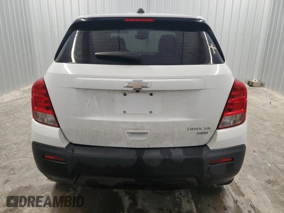 2016 Chevrolet Trax LS with VIN KL7CJNSB5GB750897, listed as a Copart auction lot 45356735 with 100,316 mi miles and Clean Title. Bid and sale history available at carsss.com. Image 6.