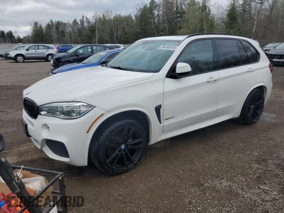 2015 BMW X5 xDrive35i z VIN 5UXKR0C55F0P14686, wystawiony jako Copart lot #54490445 z przebiegiem 160 743 mil mil oraz Czysty tytuł • Clean title. Historia ofert i sprzedaży dostępna na DreamBid. Obrazek 1.