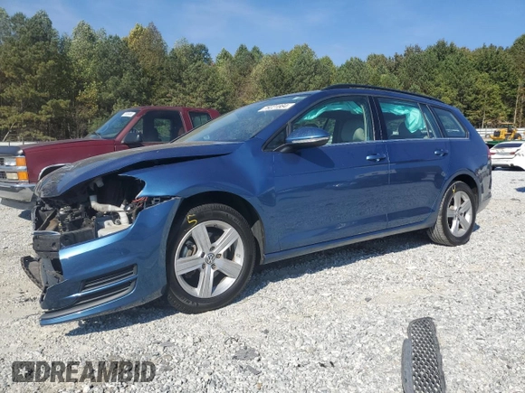 2015 Volkswagen Golf SportWagen TDI S with VIN 3VWCA7AU5FM518029, listed as a Copart auction lot 78221884 with 121,353 mi miles and Salvage Title. Bid and sale history available at carsss.com. Image 1.
