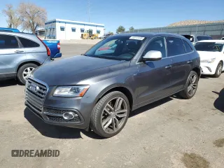 2016 Audi SQ5 Premium Plus with VIN WA1CCAFPXGA011228, listed as a Copart auction lot 48512435 with 63,472 mi miles and Salvage Title. Bid and sale history available at carsss.com. Image 1.
