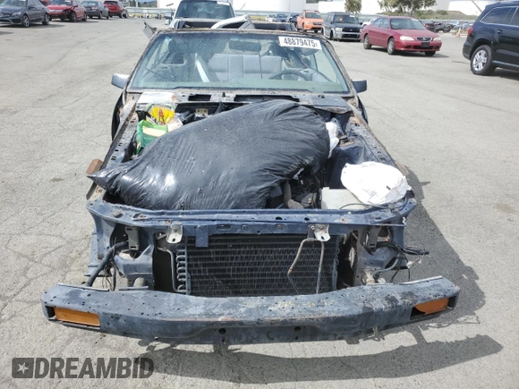 1983 Ford Mustang GT with VIN 1FABP27F3DF219165, listed as a Copart auction lot 48879475 with Not provided miles and Salvage title. Bid and sale history available at DreamBid. Image 5.