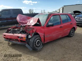 1996 Volkswagen Golf z VIN 3VWFL81HXTM104644, wystawiony jako Copart lot #73321684 z przebiegiem Nie podano mil oraz Szkoda całkowita • Salvage title. Historia ofert i sprzedaży dostępna na DreamBid. Obrazek 1.