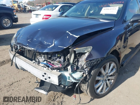 2009 Lexus IS with VIN JTHCK262495028118, listed as a IAAI auction lot 42064522 with 201,872 mi miles. Bid and sale history available at carsss.com. Image 6.