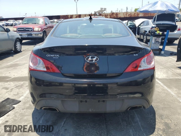 2011 Hyundai Genesis Coupe Grand Touring with VIN KMHHU6KH3BU043705, listed as a Copart auction lot 62675195 with 160,780 mi miles and Clean title. Bid and sale history available at DreamBid. Image 6.
