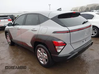 2025 Hyundai Kona SE with VIN KM8HA3AB3SU216580, listed as a IAAI auction lot 41461692 with 1,687 mi miles. Bid and sale history available at carsss.com. Image 3.
