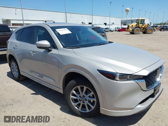 2025 Mazda CX-5 2.5 S Preferred Package with VIN JM3KFBCL0S0621578, listed as a IAAI auction lot 41993462 with 1,498 mi miles. Bid and sale history available at carsss.com. Image 1.