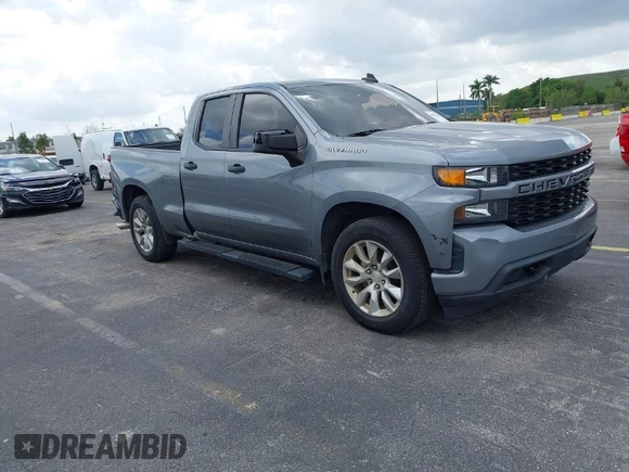 2020 Chevrolet Silverado 1500 Custom with VIN 1GCRWBEH7LZ288602, listed as a IAAI auction lot 41731947 with 101,401 mi miles. Bid and sale history available at carsss.com. Image 1.
