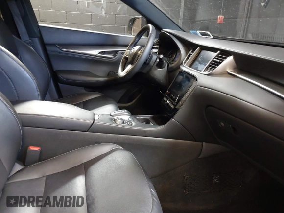 2024 Infiniti QX55 Luxe with VIN 3PCAJ5JRXRF105669, listed as a IAAI auction lot 42155781 with 17,556 mi miles and . Bid and sale history available at DreamBid. Image 5.