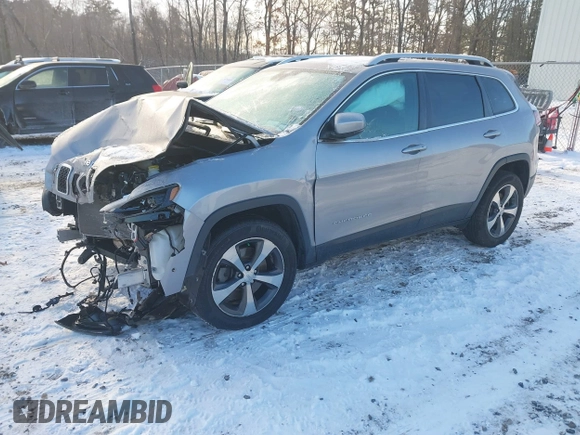 2019 Jeep Cherokee High Altitude z VIN 1C4PJMDX3KD342810, wystawiony jako IAAI lot #41382511 z przebiegiem 66 623 mil mil oraz . Historia ofert i sprzedaży dostępna na DreamBid. Obrazek 2.