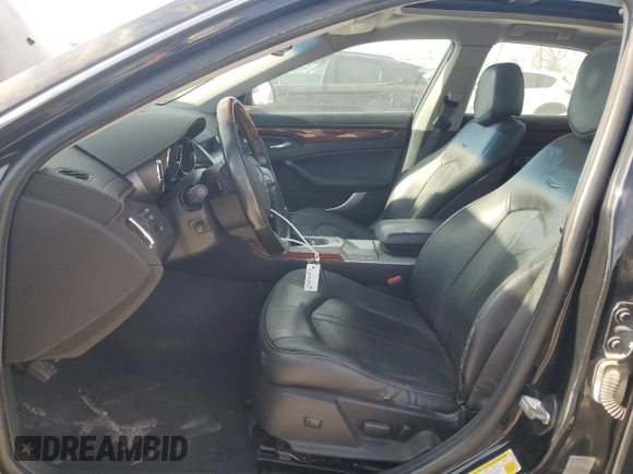 2012 Cadillac CTS Premium with VIN 1G6DS5E35C0142296, listed as a Copart auction lot 45970185 with 128,586 mi miles and Salvage Title. Bid and sale history available at DreamBid. Image 7.