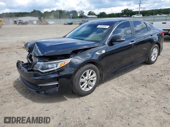 2016 Kia Optima LX with VIN 5XXGT4L31GG106405, listed as a Copart auction lot 56668605 with 174,933 mi miles and Clean title. Bid and sale history available at DreamBid. Image 1.