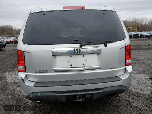 2013 Honda Pilot EX-L with VIN 5FNYF4H66DB034873, listed as a Copart auction lot 49521795 with 172,195 mi miles and Salvage Title. Bid and sale history available at carsss.com. Image 6.
