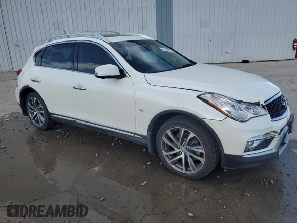 2017 Infiniti QX50 with VIN JN1BJ0RR9HM408737, listed as a Copart auction lot 74100454 with 73,852 mi miles and Salvage Title. Bid and sale history available at carsss.com. Image 4.