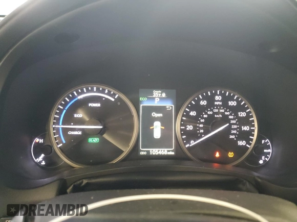 2017 Lexus NX 300h with VIN JTJBJRBZ0H2059875, listed as a Copart auction lot 88512635 with 105,468 mi miles and Salvage Title. Bid and sale history available at DreamBid. Image 9.
