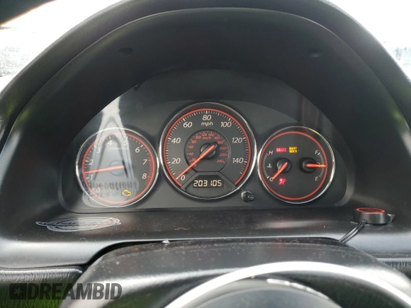 2003 Honda Civic EX with VIN 1HGEM21933L025093, listed as a Copart auction lot 45384705 with 203,105 mi miles and Non Repairable. Bid and sale history available at DreamBid. Image 9.
