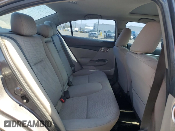2014 Honda Civic Sedan EX with VIN 19XFB2F86EE213594, listed as a Copart auction lot 53097565 with 145,219 mi miles and Salvage Title. Bid and sale history available at carsss.com. Image 10.