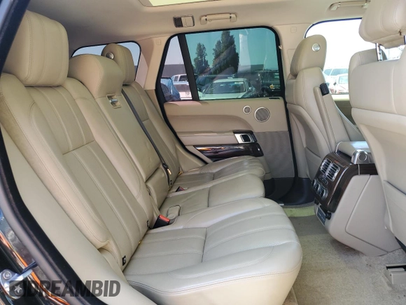 2017 Land Rover Range Rover HSE with VIN SALGS2FV8HA378931, listed as a Copart auction lot 54141495 with 77,839 mi miles and Salvage title. Bid and sale history available at DreamBid. Image 10.