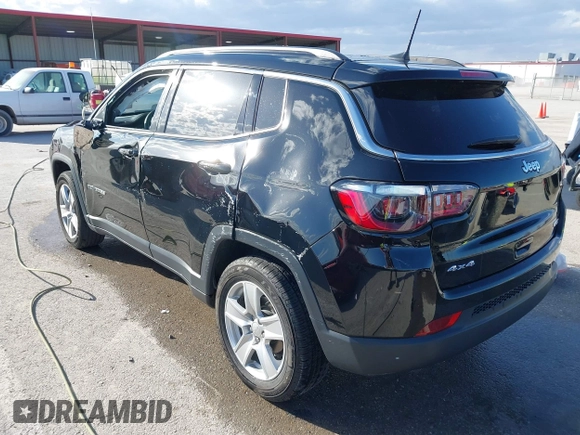 2022 Jeep Compass Latitude with VIN 3C4NJDBB9NT210065, listed as a IAAI auction lot 41744663 with 38,763 mi miles and . Bid and sale history available at DreamBid. Image 3.